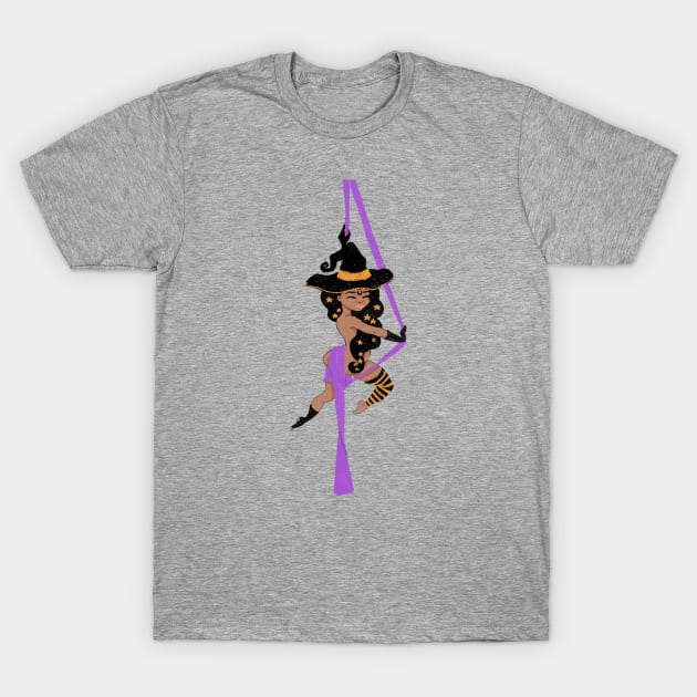 Flying Witch - aerial silks T-Shirt by LaBellaCiambella